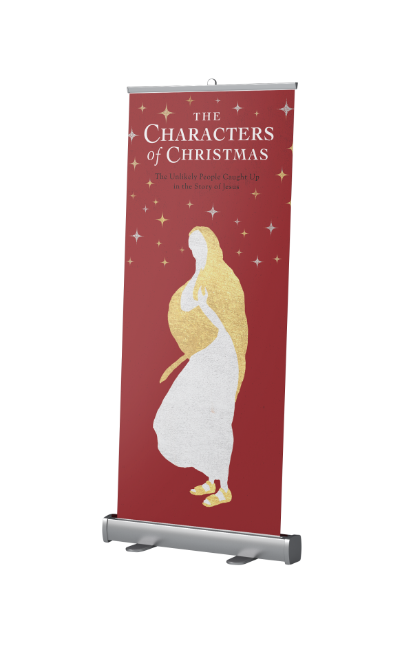 Characters of Christmas Retractable Banner
